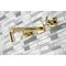 Kingston Brass KS6022ZX Wall Mount Tub Faucet, Polished Brass KS6022ZX - alternate 4